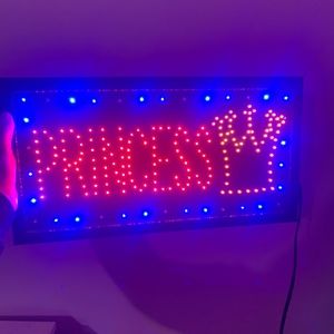 Princess light up wall sign